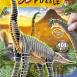 Puzzle 3D Brachiosaurus - 101 pièces