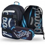 Baagl set scolaire Skate Bluelight – sac à dos, trousse et sac