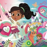 Puzzle maxi de sol NELLA, princesse des chevaliers 24 pièces