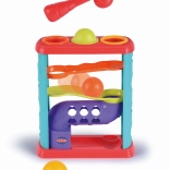 Coulisse à billes à marteler avec petit marteau