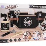 set de barbier pour enfants avec ceinture et accessoires