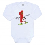 Body pour bébé avec inscription Mon premier Noël NEW BABY