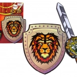 Set de chevalier en mousse EVA – épée et bouclier motif lion