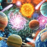 RAVENSBURGER Puzzle Dans l’espace XXL 100 pièces