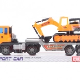 Camion avec pelle mécanique