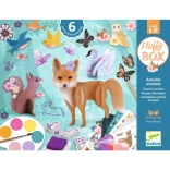 Djeco coffret créatif animaux de la forêt – 6 activités
