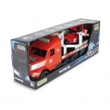 Magic Truck Sport formule 1 camion lumineux avec remorque et 2 voitures F1