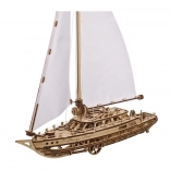 UGEARS maquette mécanique 3D en bois yacht Serenity's Dream