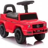 Draisienne MERCEDES G‑Class, rouge, sons de klaxon et de moteur