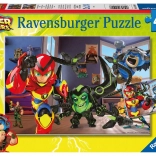 Puzzle Ravensburger Héros en action 2x24 pièces
