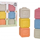 EKO set de cubes sensoriels colorés pour bébés