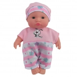 Poupée bébé rose 18 cm