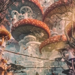 Puzzle Villes du Futur : Terre des champignons 1000 pièces