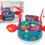 Jeu d’adresse magnétique de pêche aux poissons avec lumières et sons
