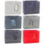 Sac cadeau avec lignes dorées