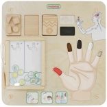 Masterkidz Planche éducative - Toucher Montessori