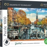 Puzzle Trefl UFT Wanderlust : automne à Amsterdam 1000 pièces
