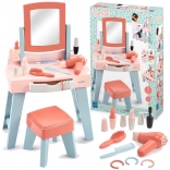 coiffeuse pour enfants avec tabouret et accessoires 11 pcs ECOIFFIER Mademoiselle