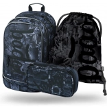 Set scolaire BAAGL Core Technic : sac à dos, trousse, sac