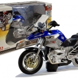 Moto pour enfants à piles avec lumières et musique – bleu