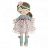 DeCuevas 20045 Poupée en peluche PROVENZA - 36 cm avec berceau