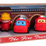 Set de pompiers avec véhicules pour enfants