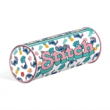 Trousse ronde Lilo et Stitch blanche