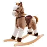Cheval à bascule en peluche avec mélodie PlayTo Toník