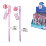 Stylo gel avec porte-clés en forme de boisson