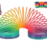 Spirale en plastique arc-en-ciel jouet