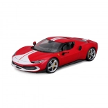 Modèle de voiture Bburago Ferrari 296 GTB Assetto Fiorano rouge 1:18