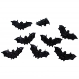 Chauves-souris décoratives en plastique pour Halloween