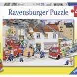 Puzzle Ravensburger Brigade de pompiers 2x24 pièces
