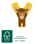 Small Foot lettre en bois Y