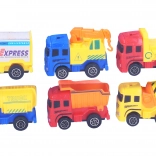 Set auto 6 petites voitures à rétrofriction 6 cm