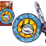 Set de chevalier en mousse EVA – épée et bouclier motif requin