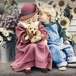 Puzzle 1000 pièces Premier amour