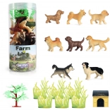 WOOPIE ensemble de figurines chiens 16 pcs