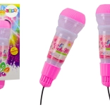 Microphone pour enfants avec effet d’écho, rose ou bleu