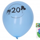 Ballons gonflables 30 cm avec le chiffre 20 – lot de 5 pièces