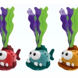 Jouet de bain en forme de poisson avec effets LED