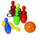 Set de bowling pour enfants DOHÁNY – 6 quilles et une boule