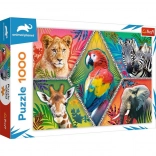 Puzzle 1000 pièces animaux exotiques ANIMAL PLANET