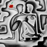 Enjoy puzzle Adam et Ève 1000 pièces