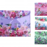 Chemise à pression 35 × 25 cm – Floral