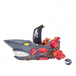 Bateau Pirate Teamsterz avec design de requin et petite voiture