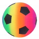 Balle de plage en caoutchouc arc-en-ciel motif ballon de football 22 cm