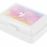 Boîte à collation avec motif Rainbow Unicorn