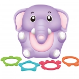 Éléphant de bain avec anneaux