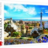 Puzzle 1500 pièces Park Güell, Barcelone – TREFL